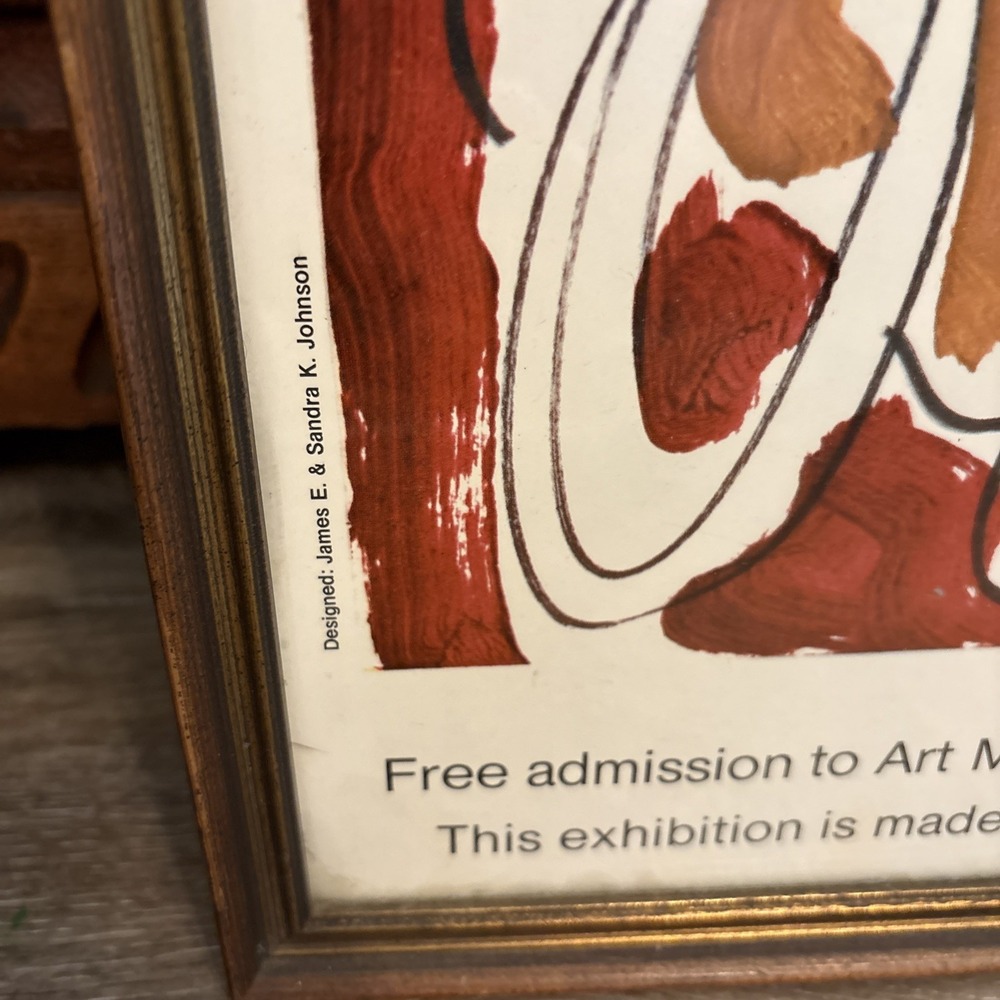 The Great American Rodeo Red Grooms Signed Ft Worth Art Museum Bicentennial 1975 - Picture 3 of 7